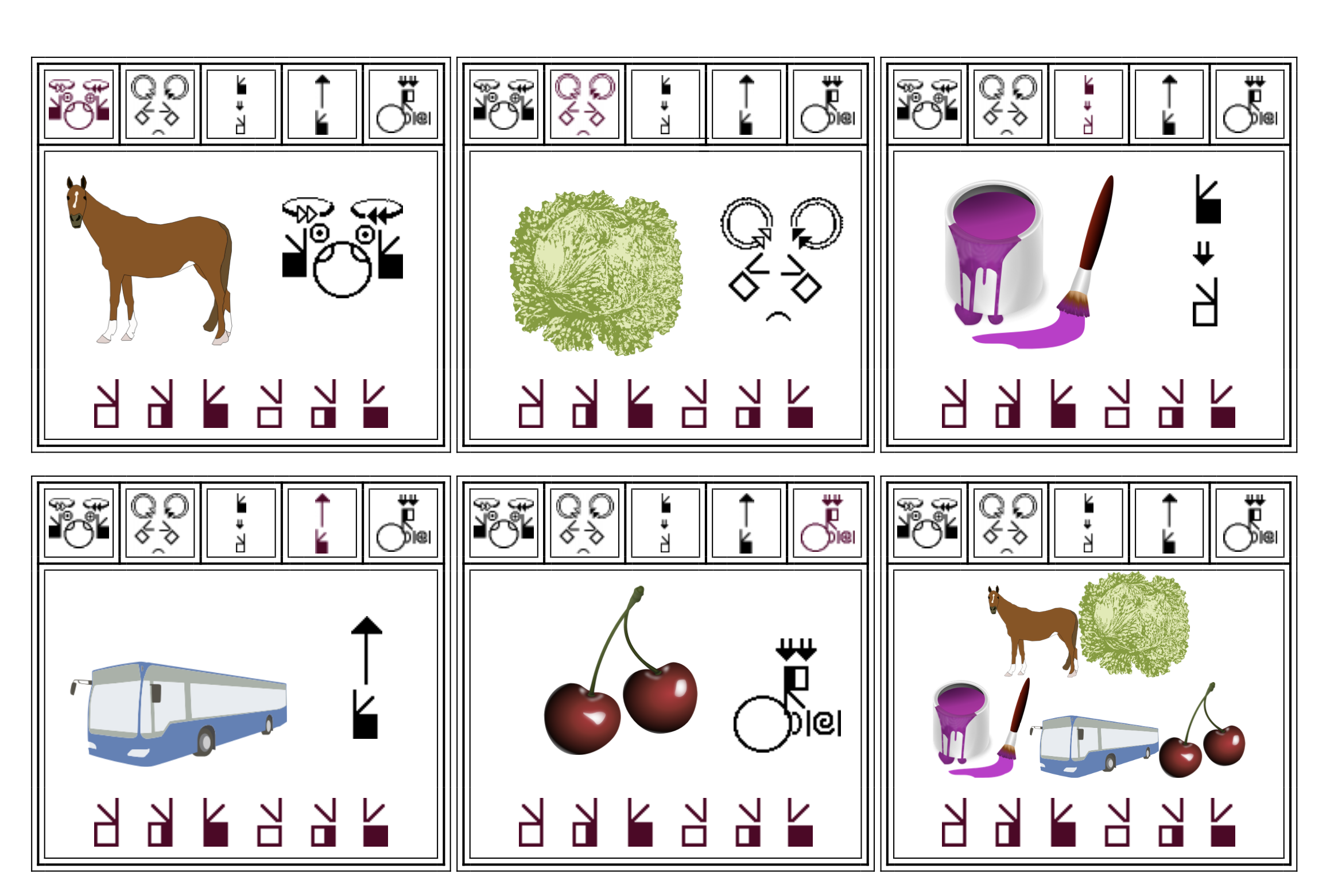 Exemple jeu des familles Configuration V